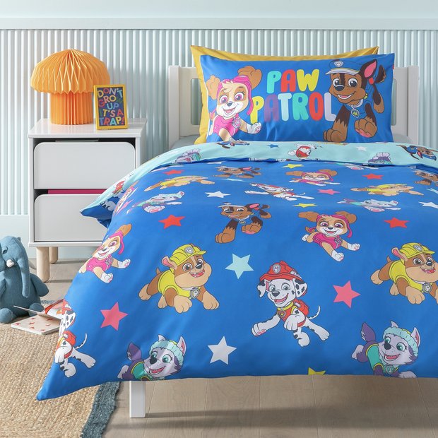 Buy Paw Patrol Blue Chase Kids Bedding Set Toddler Kids bedding Argos