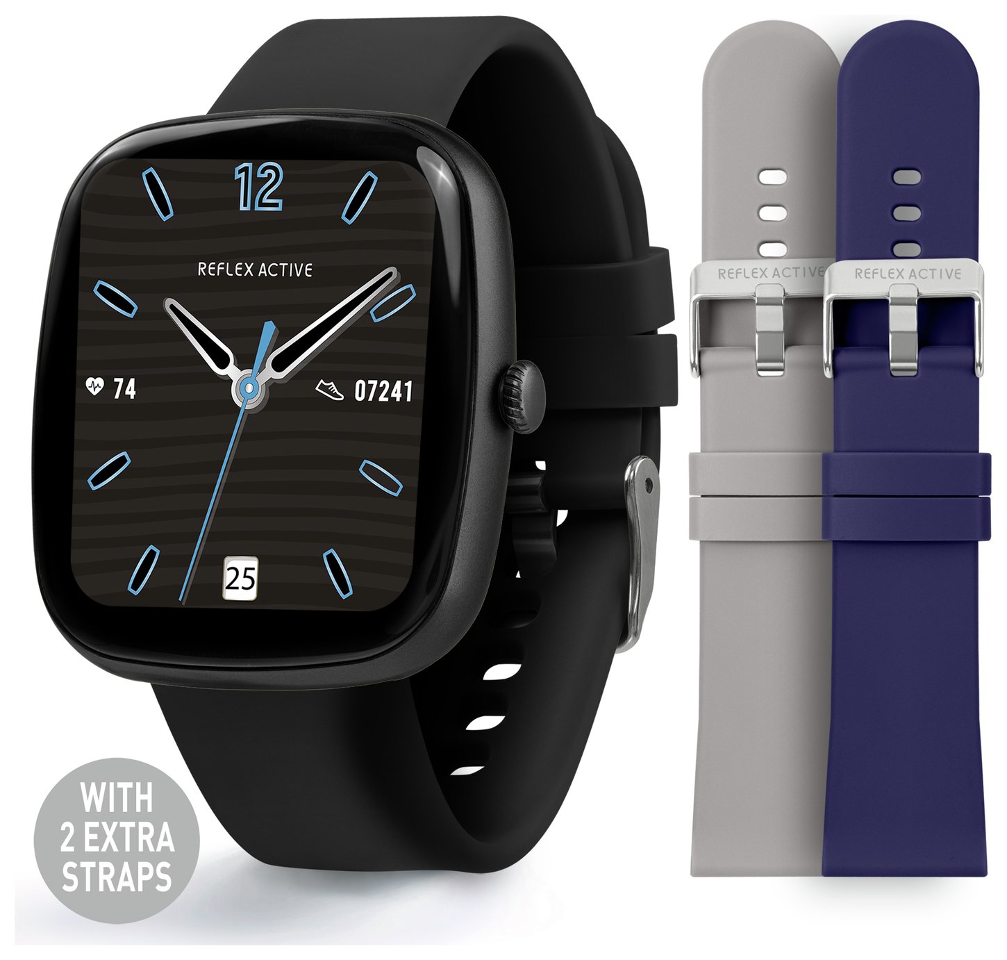 Reflex Active Interchangeable Strap Calling Smart Watch
