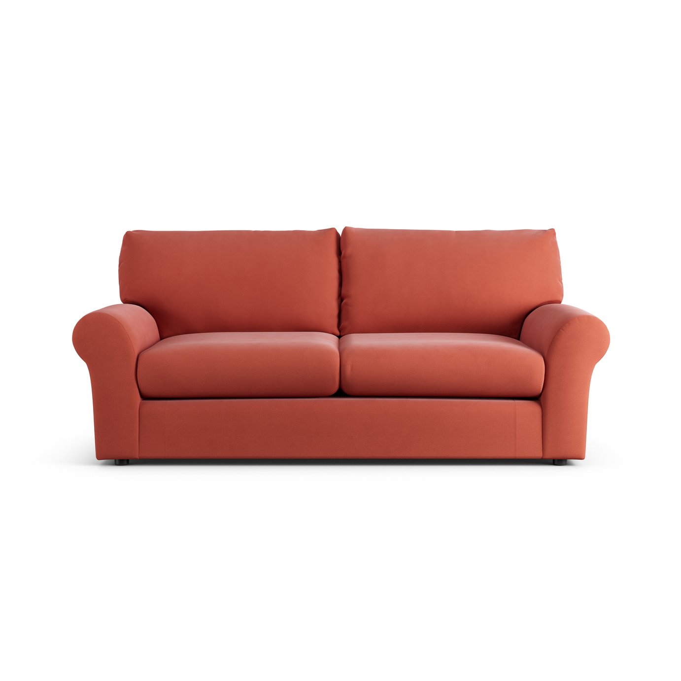 Habitat Molton Fabric 3 Seater Sofabed - Papaya
