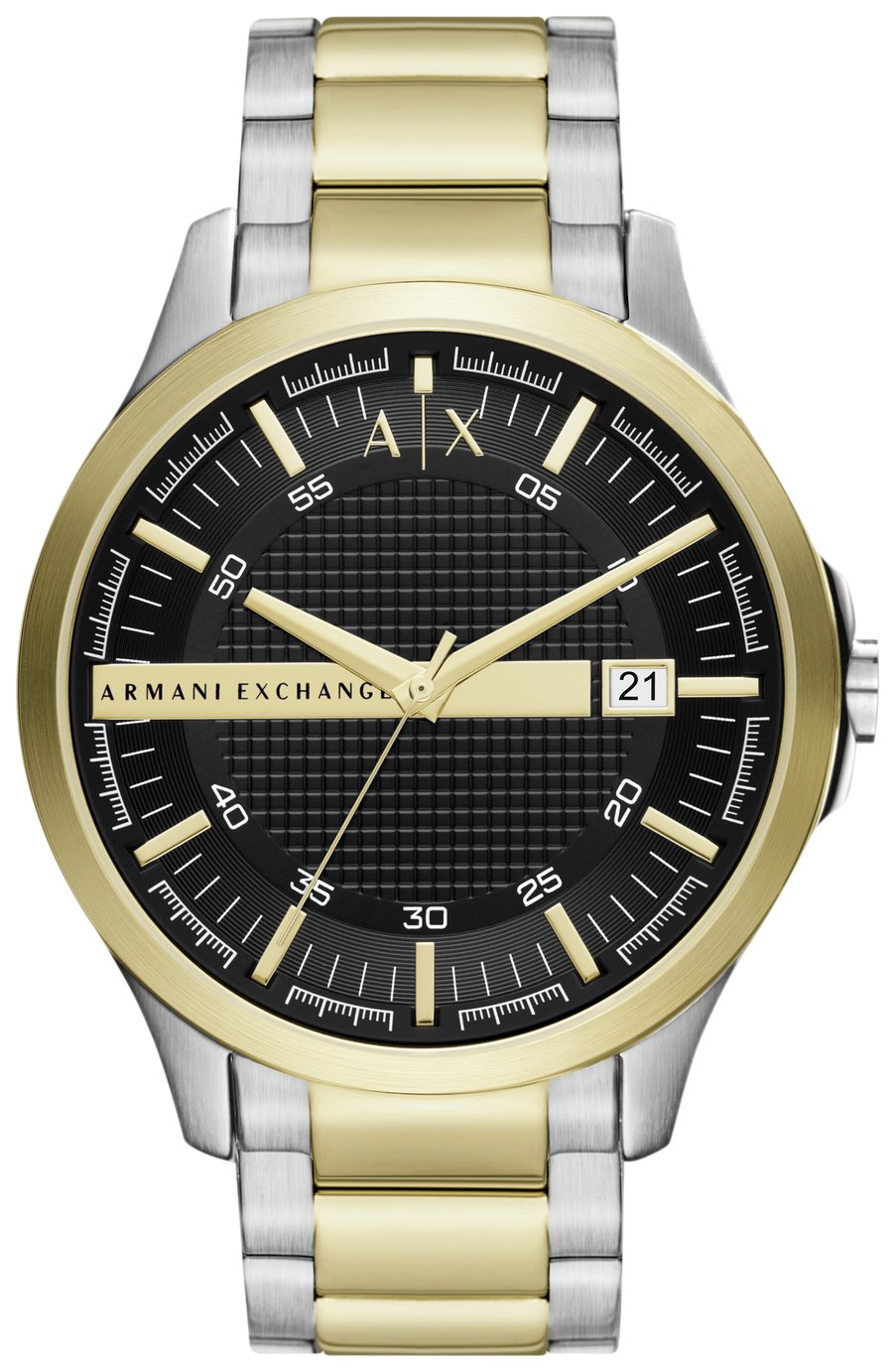 Armani Exchange Men's Black Stainless Steel Bracelet Watch