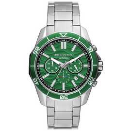 Armani Exchange Men's Green Stainless Steel Bracelet Watch