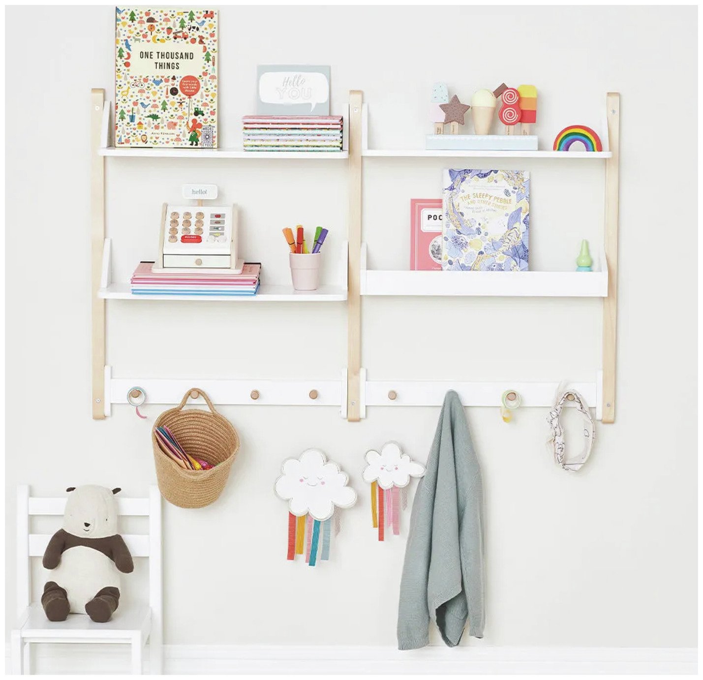 Great Little Trading Company Paxon Peg Rail Shelving System