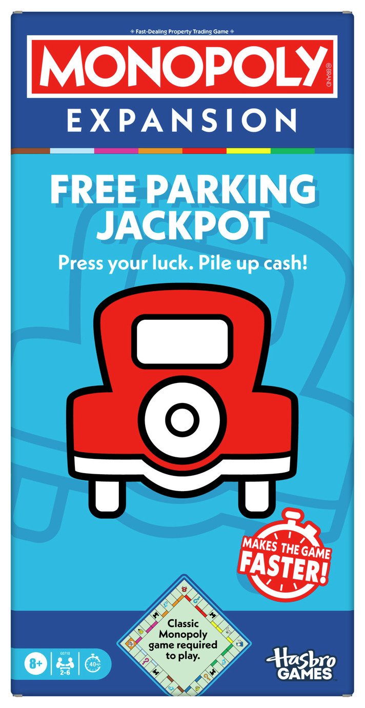 Hasbro Monopoly Free Parking Jackpot Expansion Game