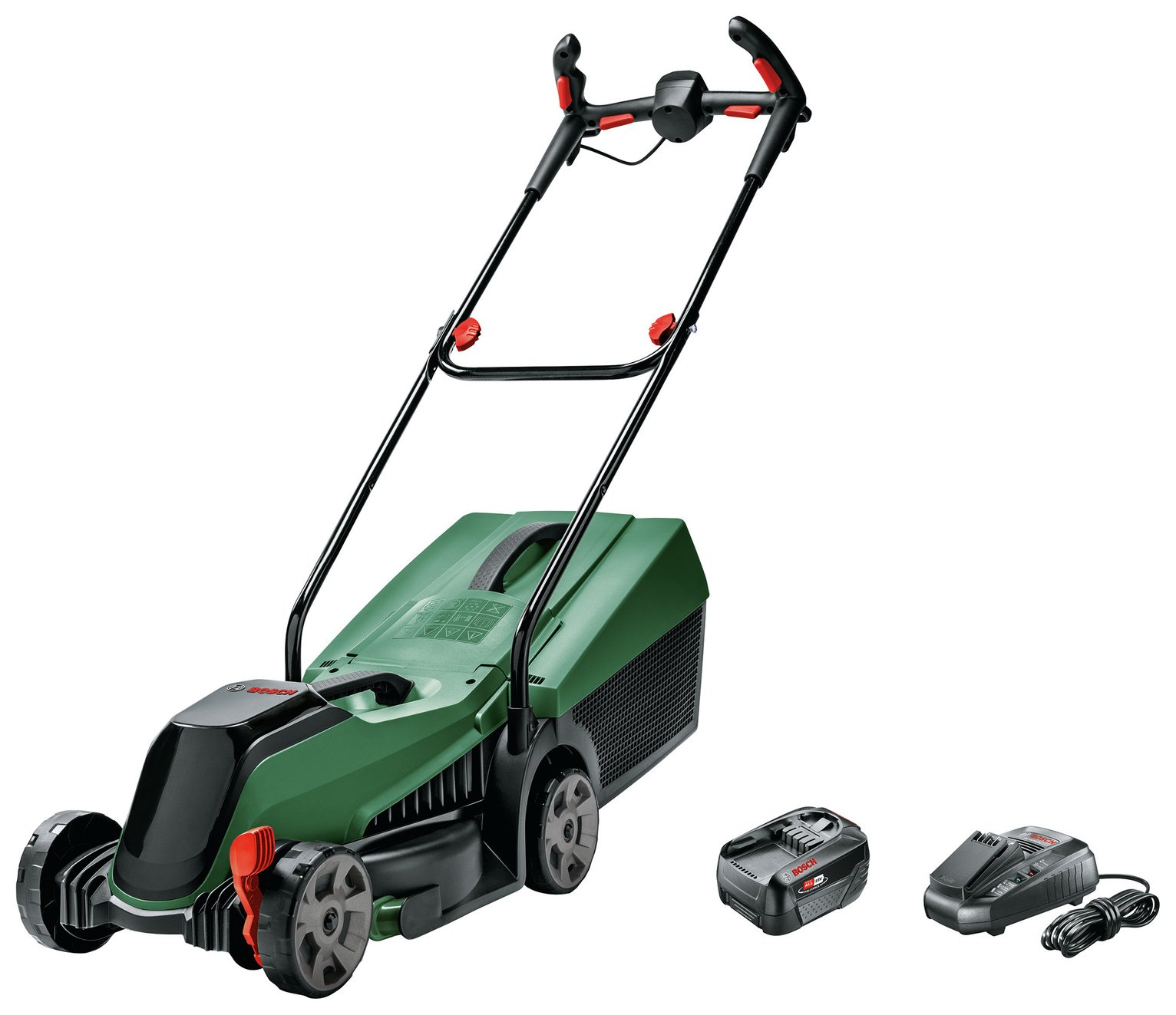 Bosch 32cm Electric Cordless Rotary Lawnmover - 18V