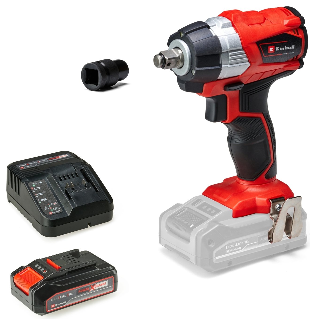 Einhell Power X-Change 2.5AH Cordless Impact Wrench- 18V