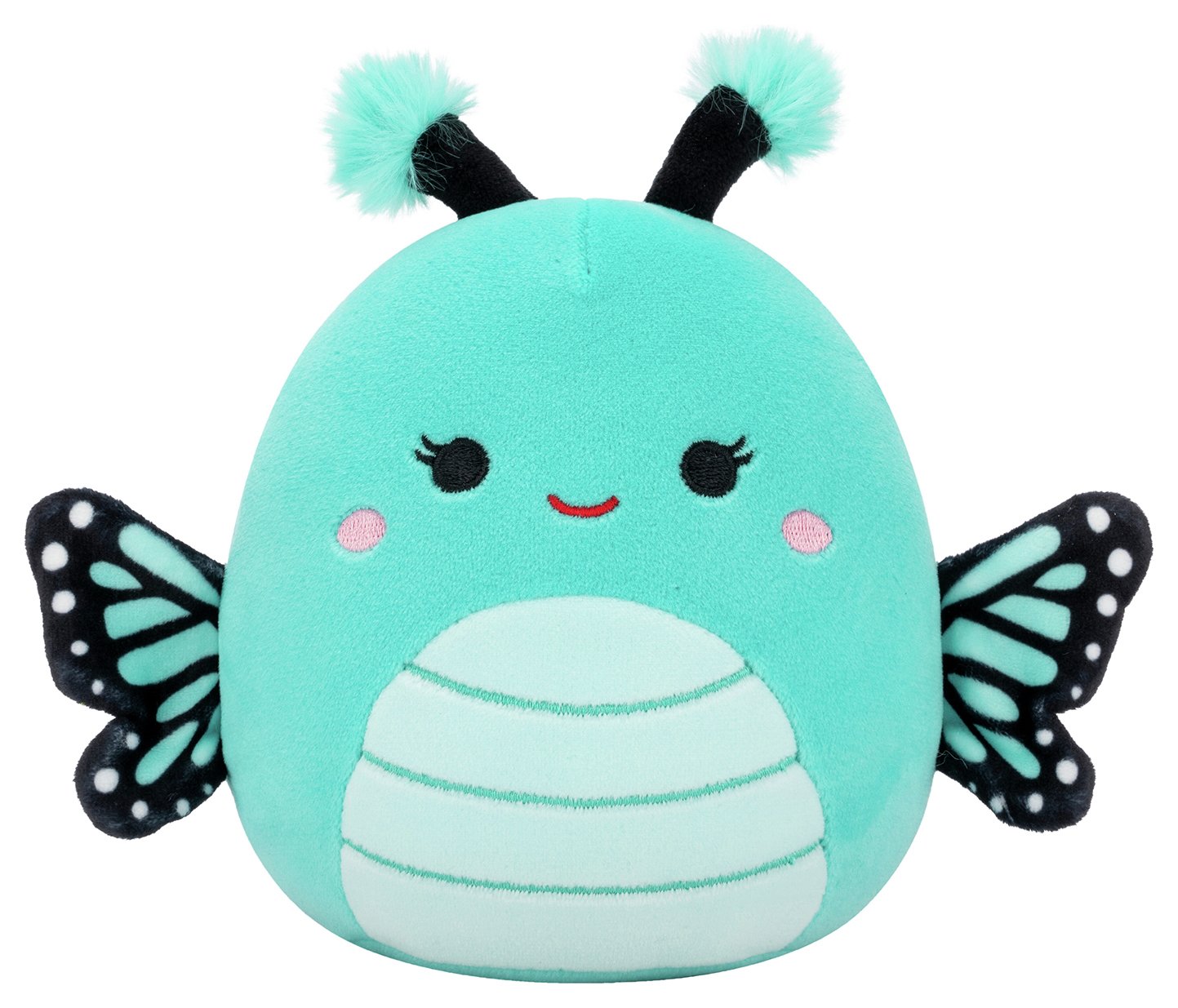 Squishmallows 7.5 inch Hydrangea Teal Butterfly Plush