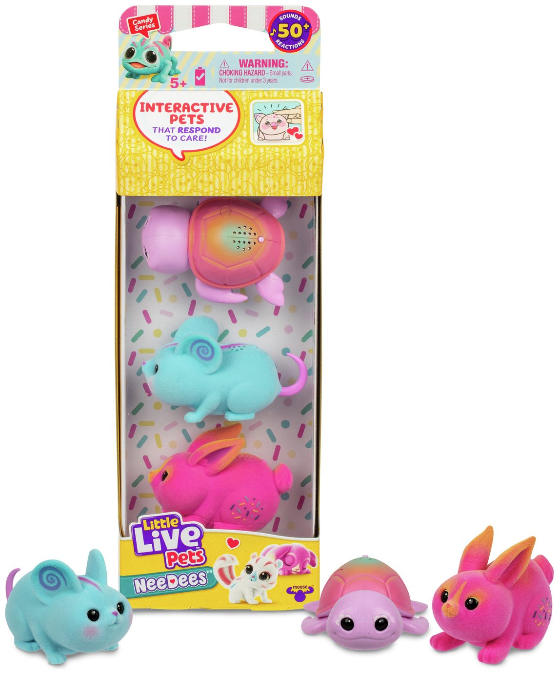 Little Live Pets NeeDees Candy Series - 3 Pack
