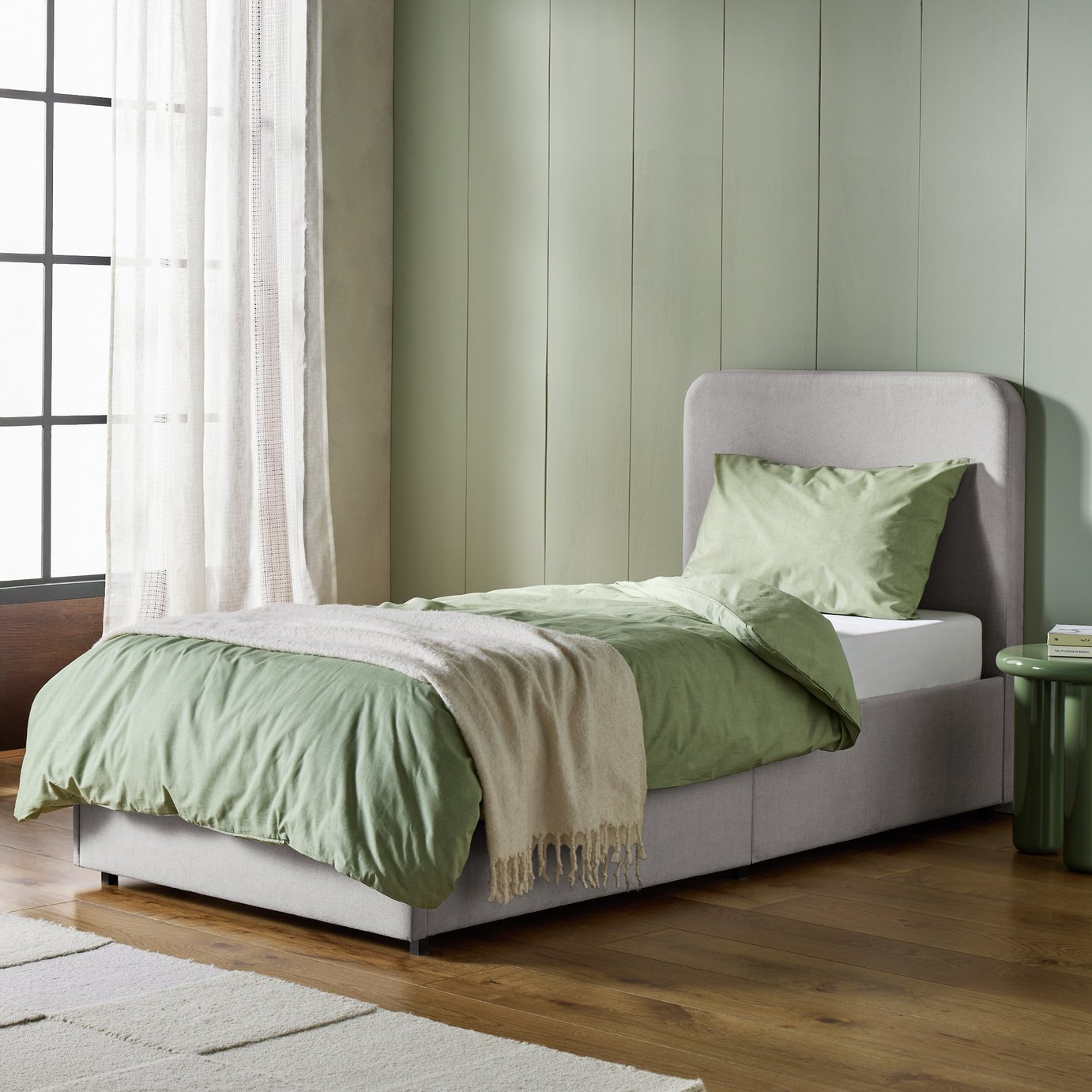Habitat Chadwell Single Storage Bed Frame- Grey