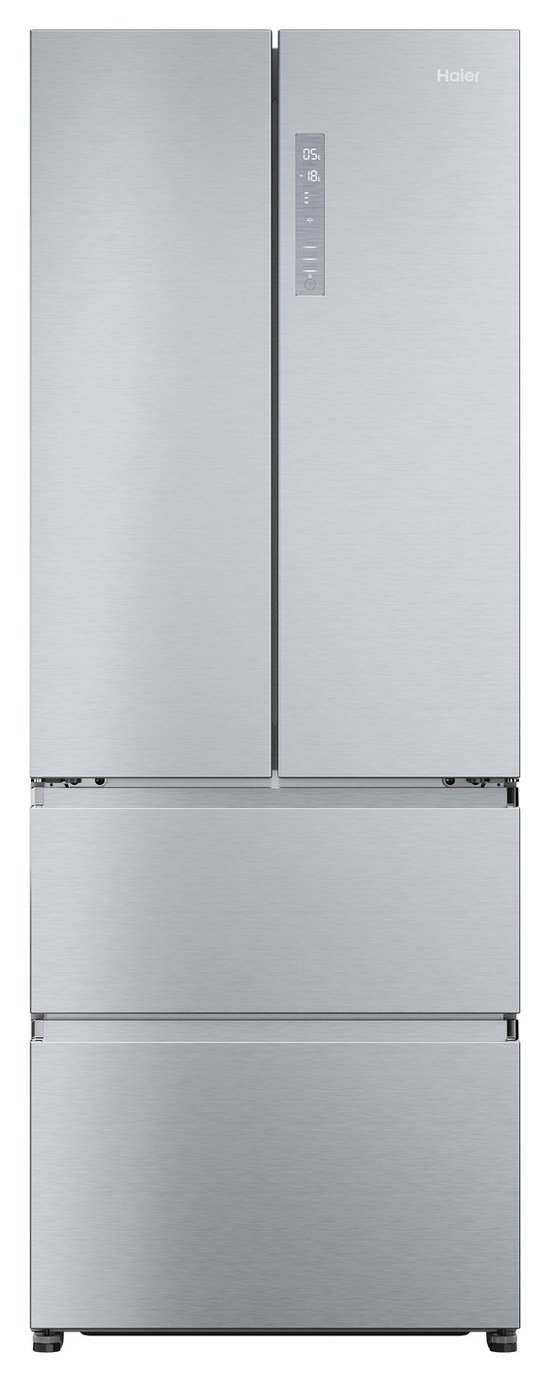 Haier HFR5719ENMG American Fridge Freezer - Silver