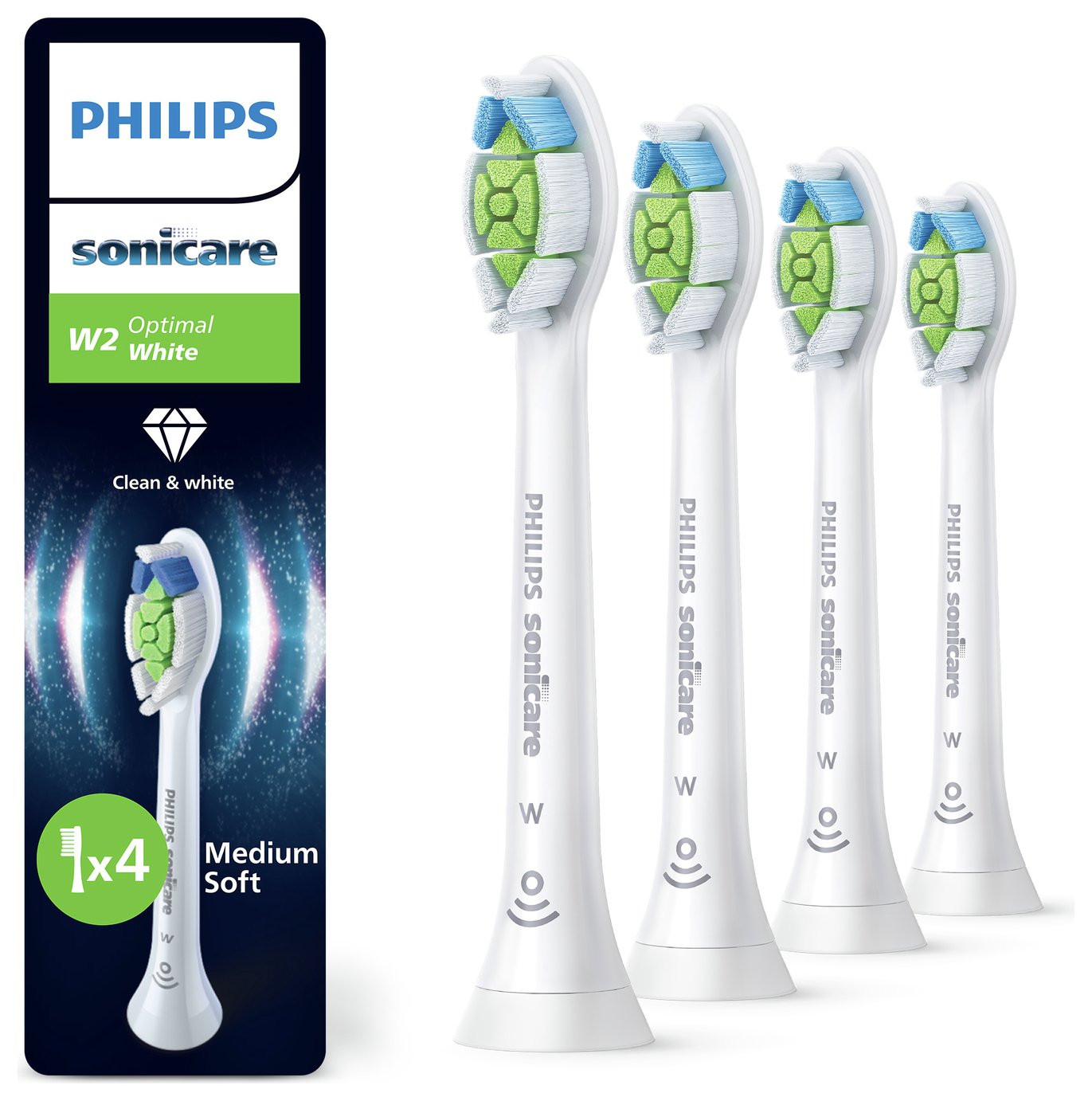 Philips Sonicare Optimal White Toothbrush Heads White 4 Pack