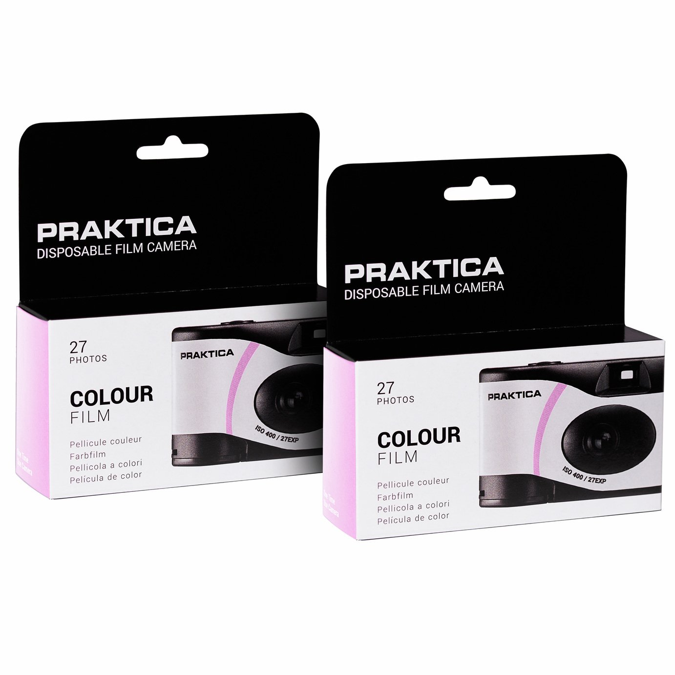 Praktica Single Use 27 Exposure Disposable Camera - Pink