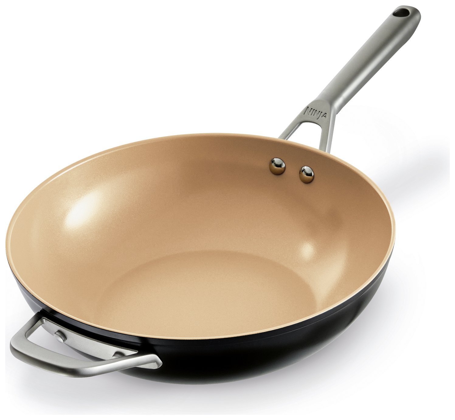 Ninja 28cm Extended Life Ceramic Aluminium Wok 