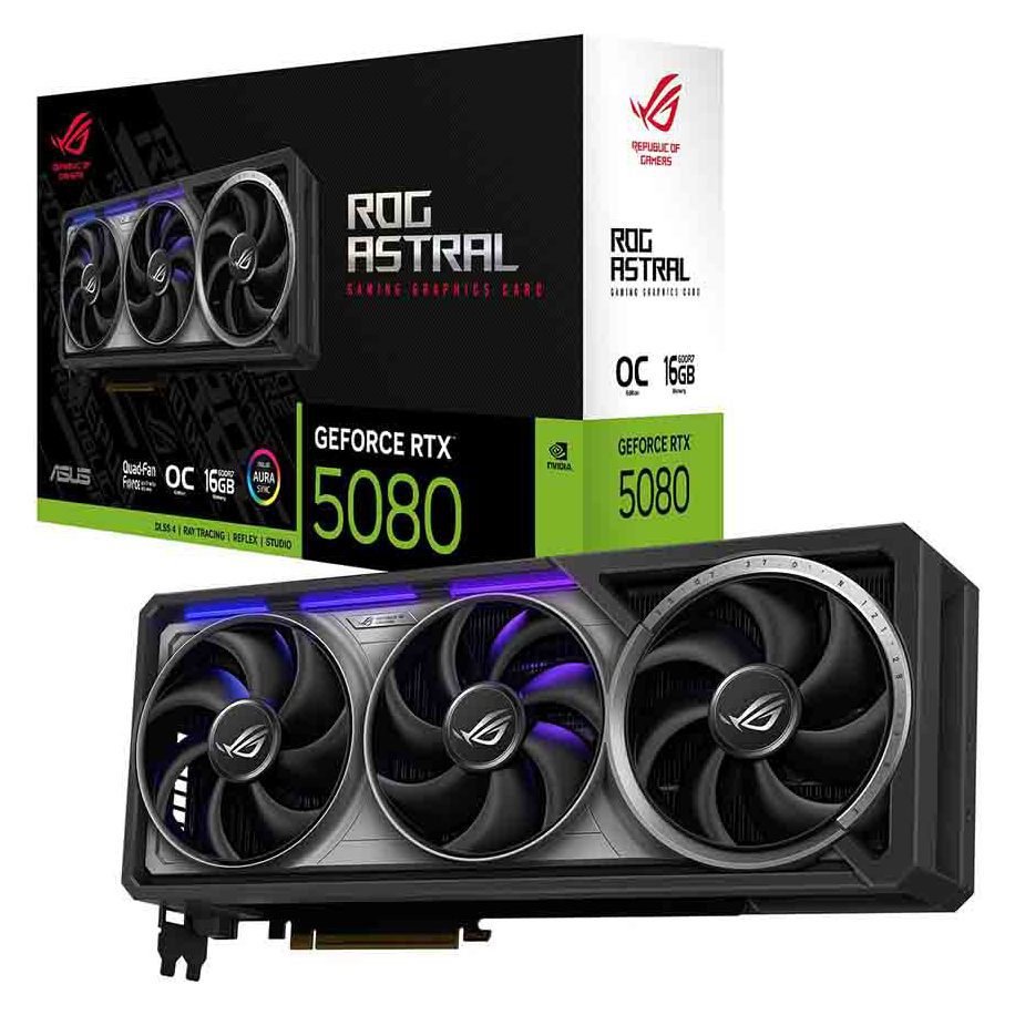 ASUS ROG Astral Nvidia GeForce RTX 5080 OC 16GB Graphic Card