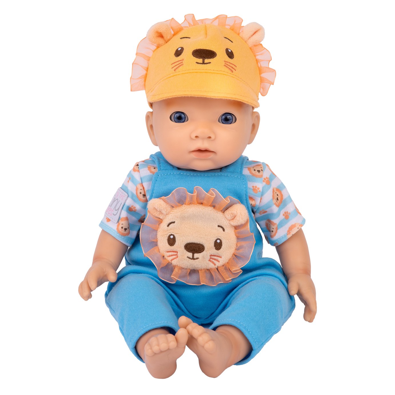 My First Tiny Treasures 36cm Little Lion Baby Doll Outfit
