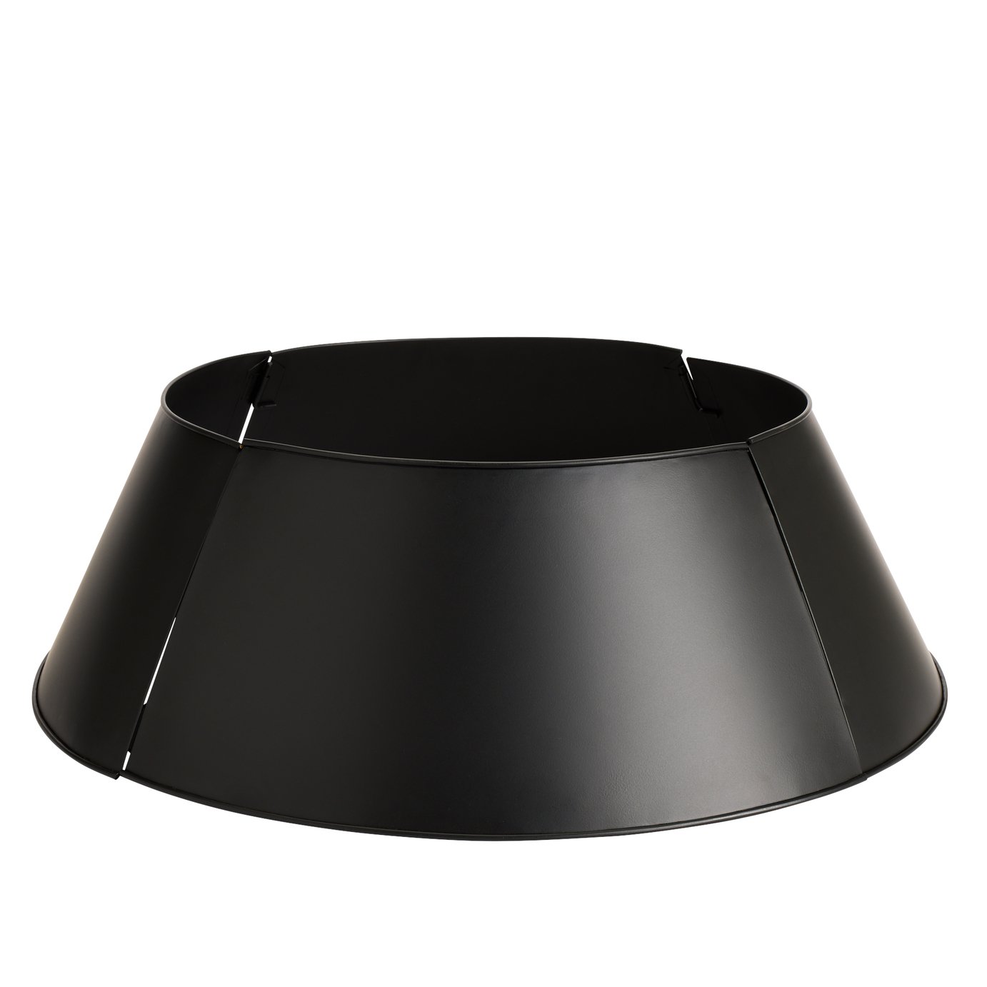 Habitat Black Metal Christmas Tree Skirt