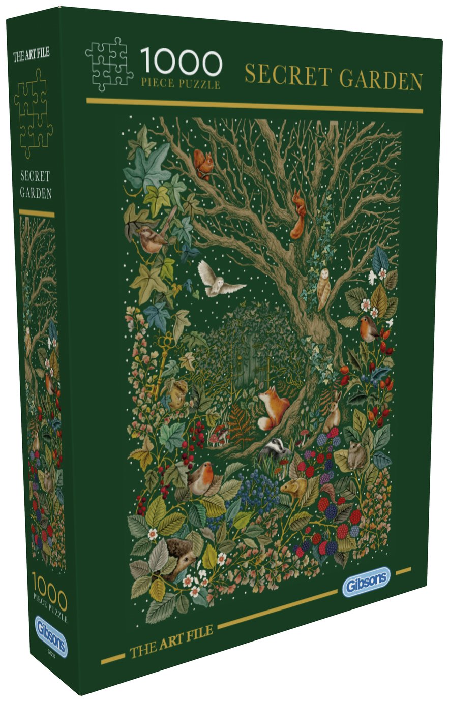 Gibsons The Art File Secret Garden 1000 Piece Puzzle