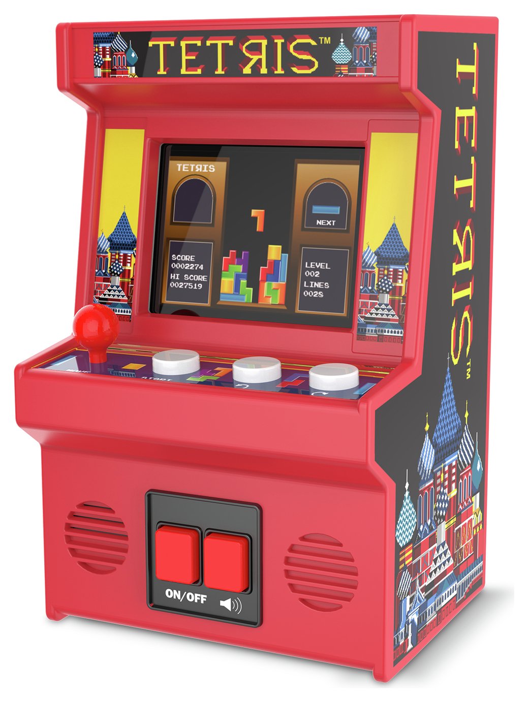 Basic Fun Tetris Classics Retro Mini Arcade Machine