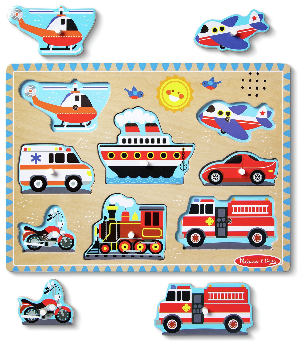 Melissa & Doug Sound Puzzle - 8 Pieces