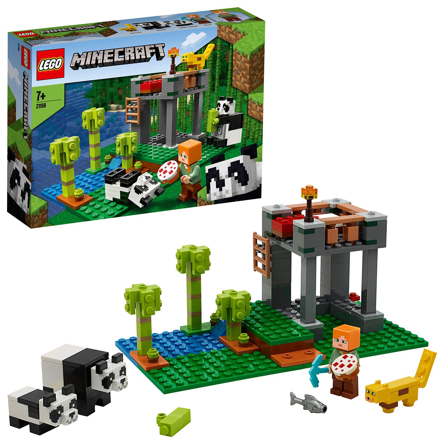 Buy LEGO Minecraft The Panda Nursery 