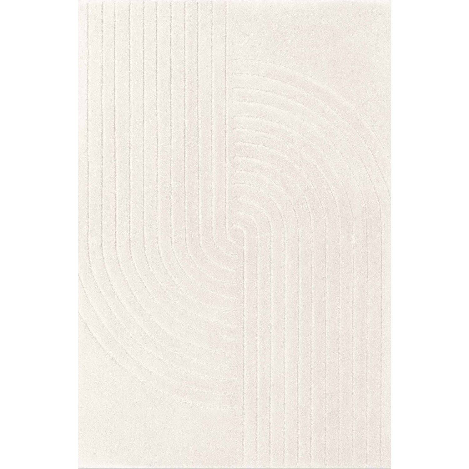 Hanse Home Cream Vikosa Arcura Abstract Rug - 80 x 150cm