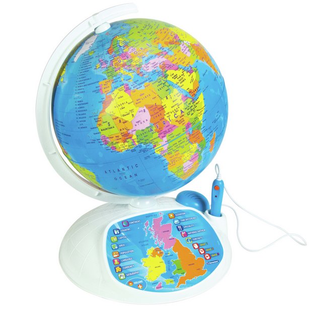 Clementoni - 56144 - Education - My First Globe - Interactive Globe For  Children 3 Years, French Language, Dutch Language, Educational Globe,  Learning