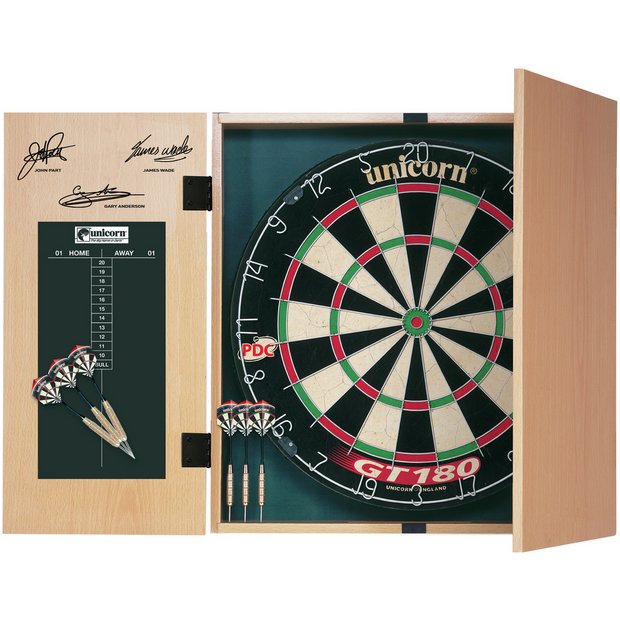 Buy Unicorn Original Dartboard Cabinet And Darts Dartboards And