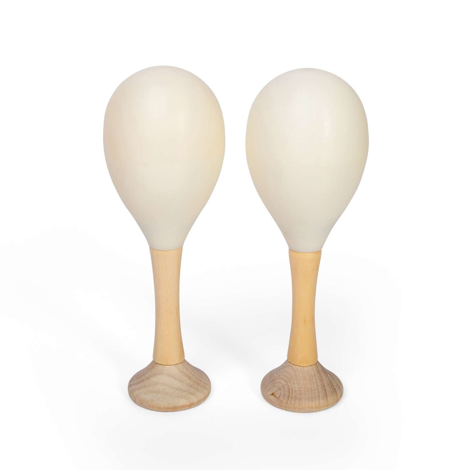 Bigjigs Toys Natural Maraca 2 Pack - Birth +