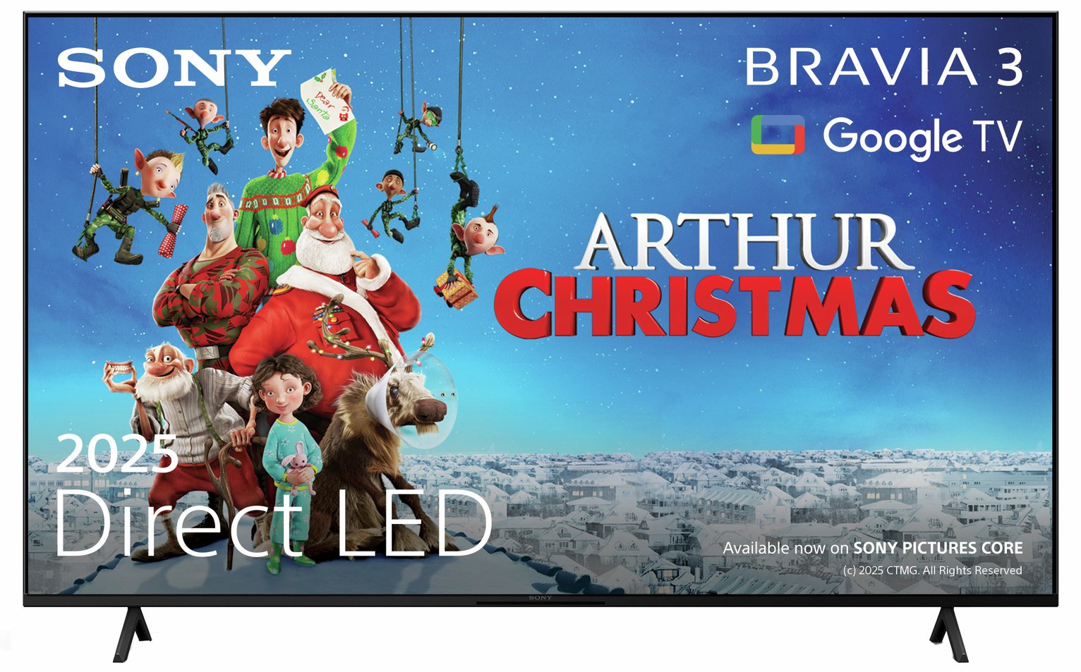 Sony Bravia 3 65inch K65S35BP LED HDR 4K Ultra HD Google TV