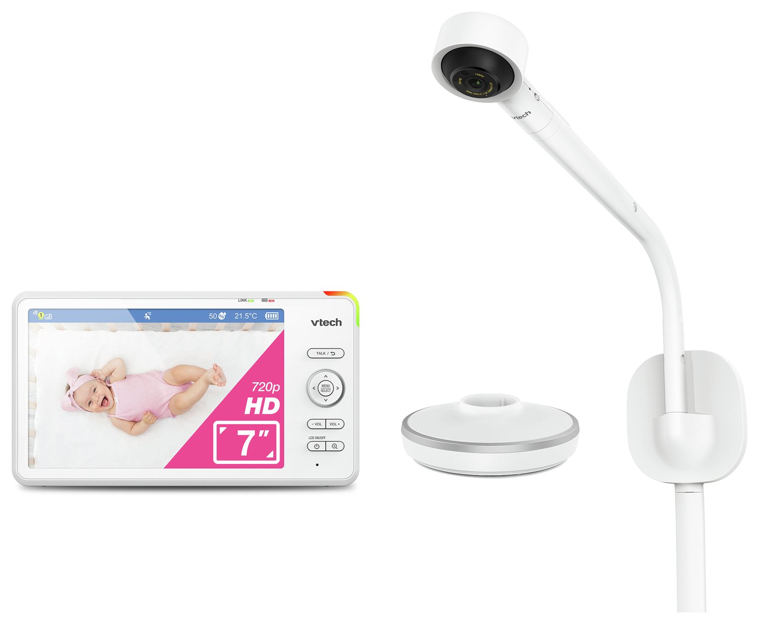 Buy Vtech RM7766 HD Smart Pan And Tilt Smart Baby Monitor Baby