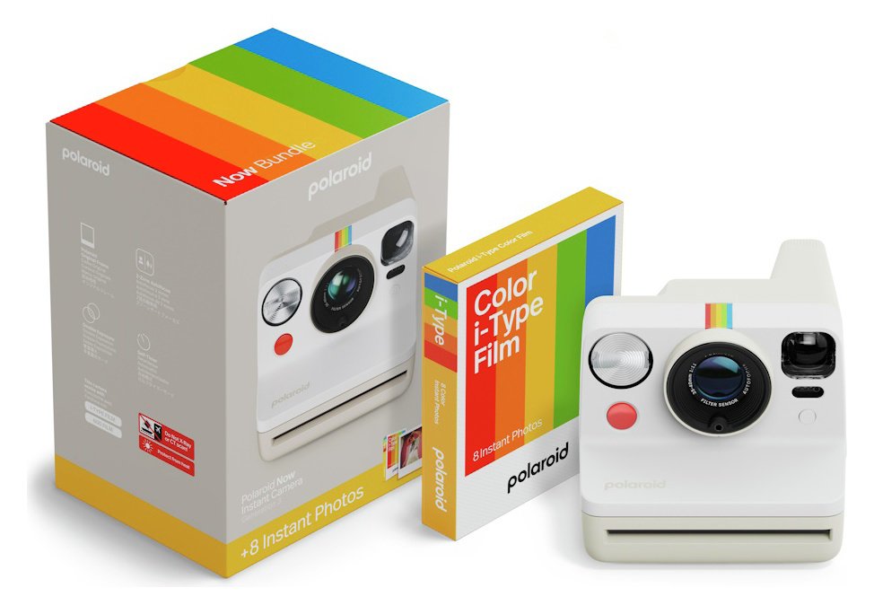 Polaroid Now Gen 3 Instant Camera Bundle - White