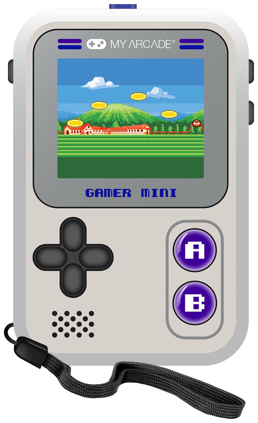 My Arcade Gamer Mini Classic Gaming System - Grey & Purple