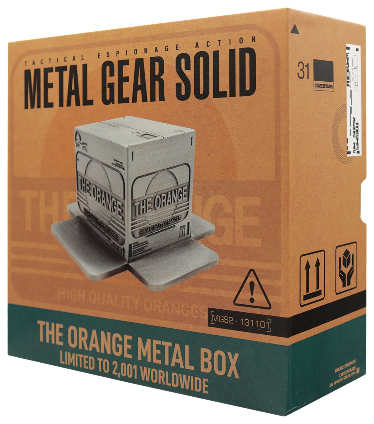 Metal Gear Solid 2 Replica Cardboard Box