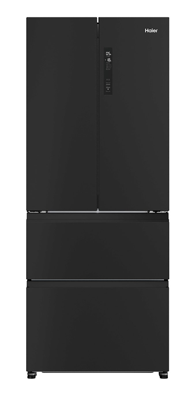 Haier HFR3718ENPT Fridge Freezer - Black