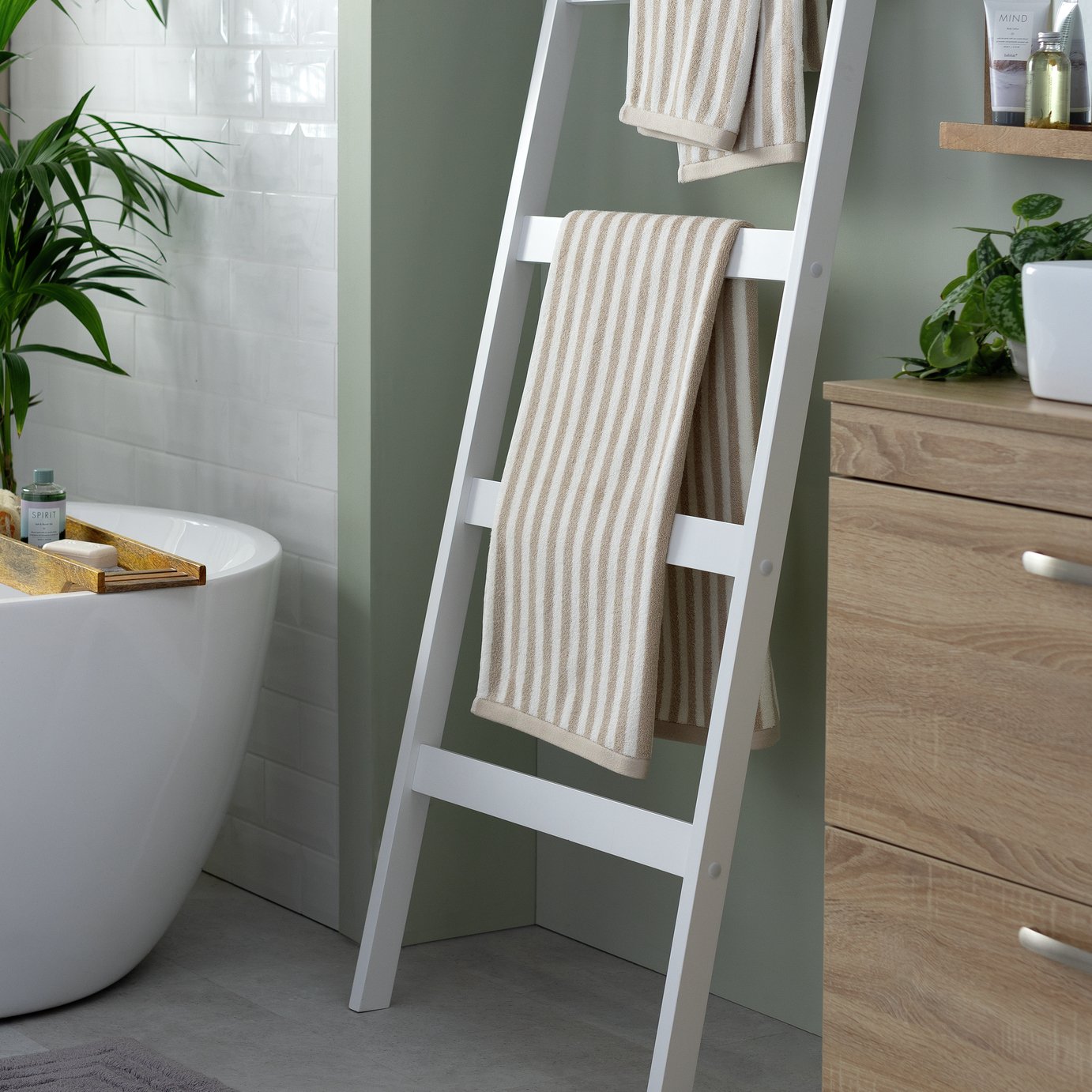 Habitat Stripe Bath Sheet