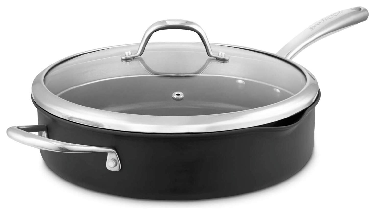 good FOOD Hard Anodised Forged Aluminium 28cm Multi Pan