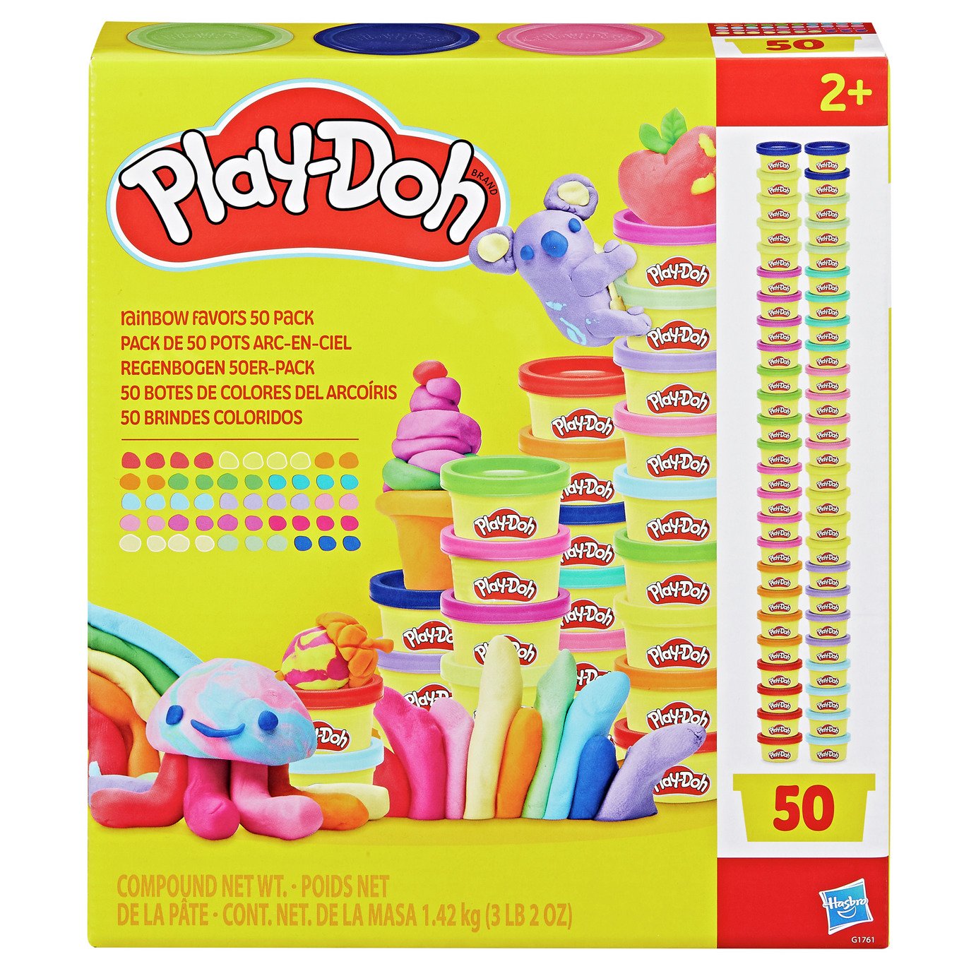 Play-Doh Rainbow Favors with 50 Tubs 