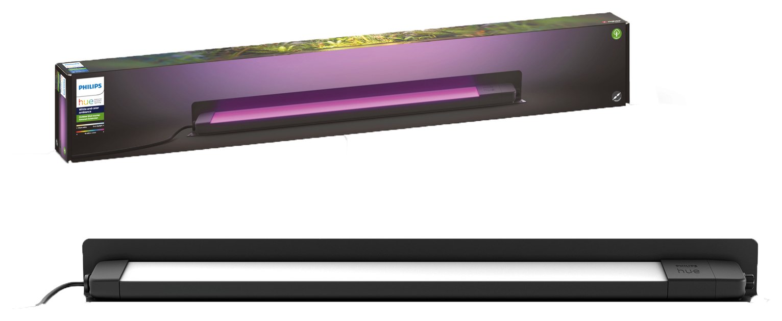 Philips Hue Amarant Smart Linear Outdoor Light - Black