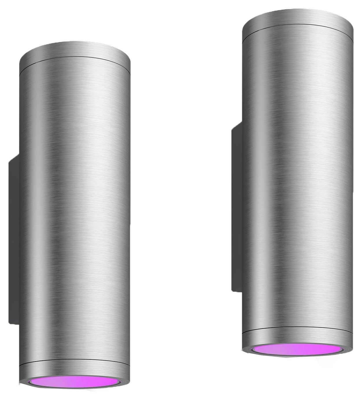 Philips Hue Appear Smart Outdoor LED Wall Light - Pack of 2