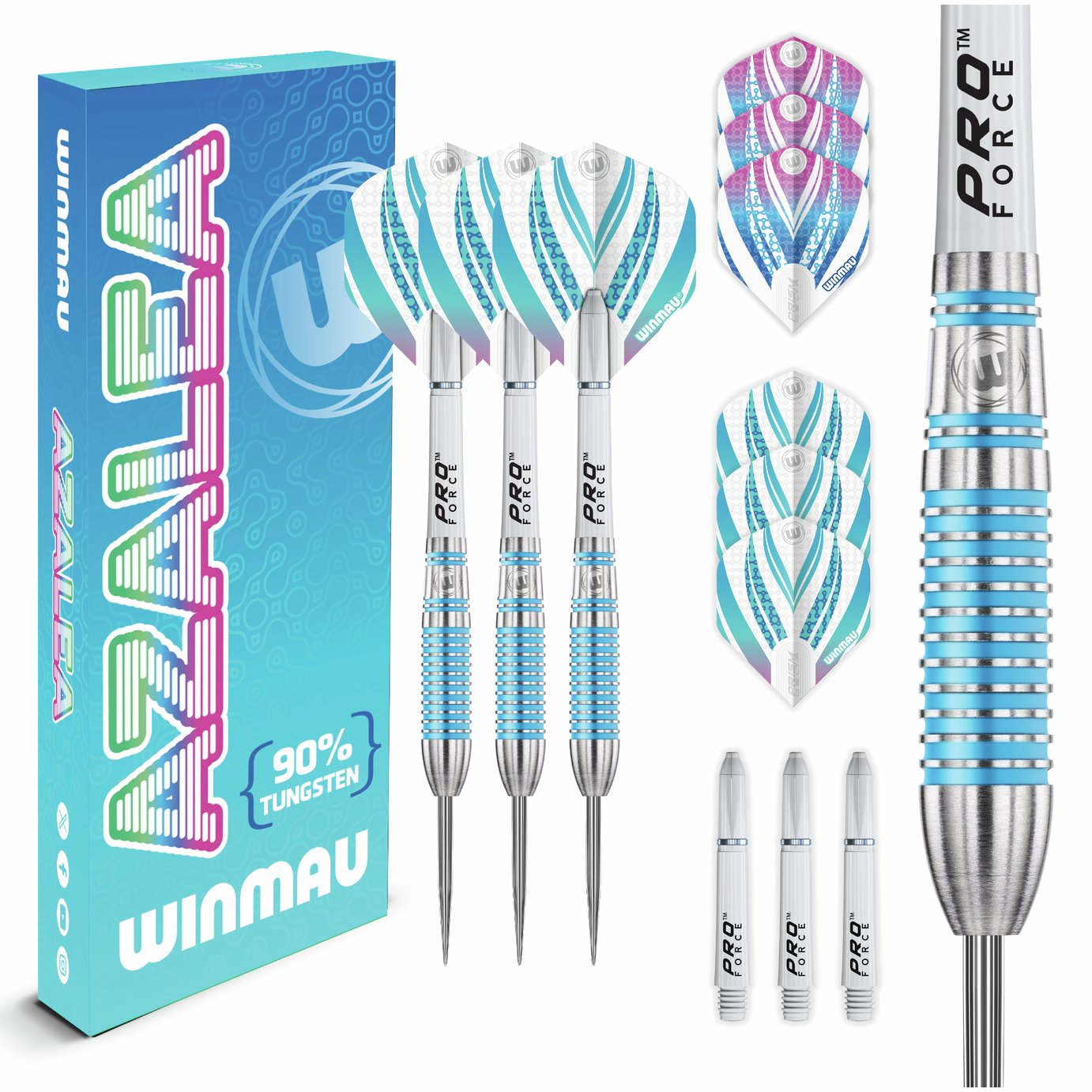 Winmau Azalea 24g 90% Tungsten Darts Set