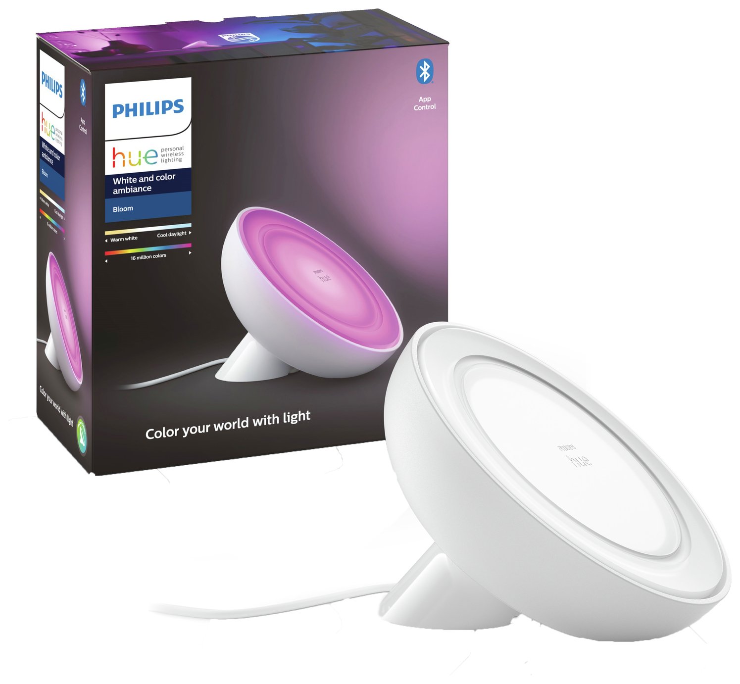 Philips Hue Bloom Smart Table Lamp - White