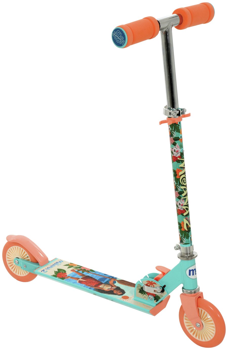 Moana 2 Wheel Scooter - Orange and Blue