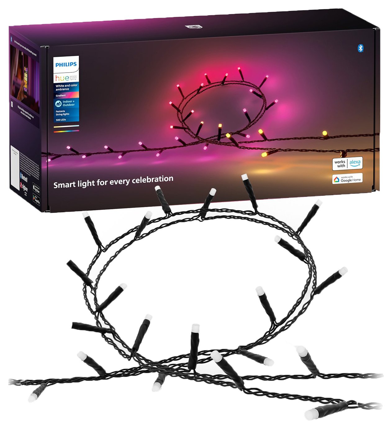 Philips Hue Festavia 500 Mini LEDs String Light - 40m