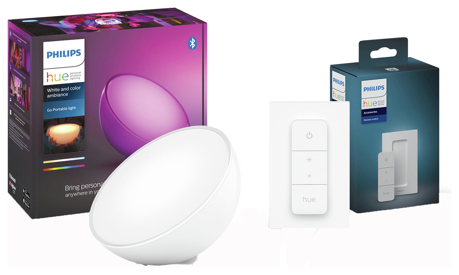 Philips Hue Go Smart Portable Light and Dimmer Switch