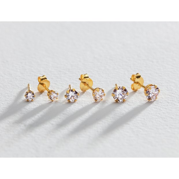 9 carat sale gold studs argos