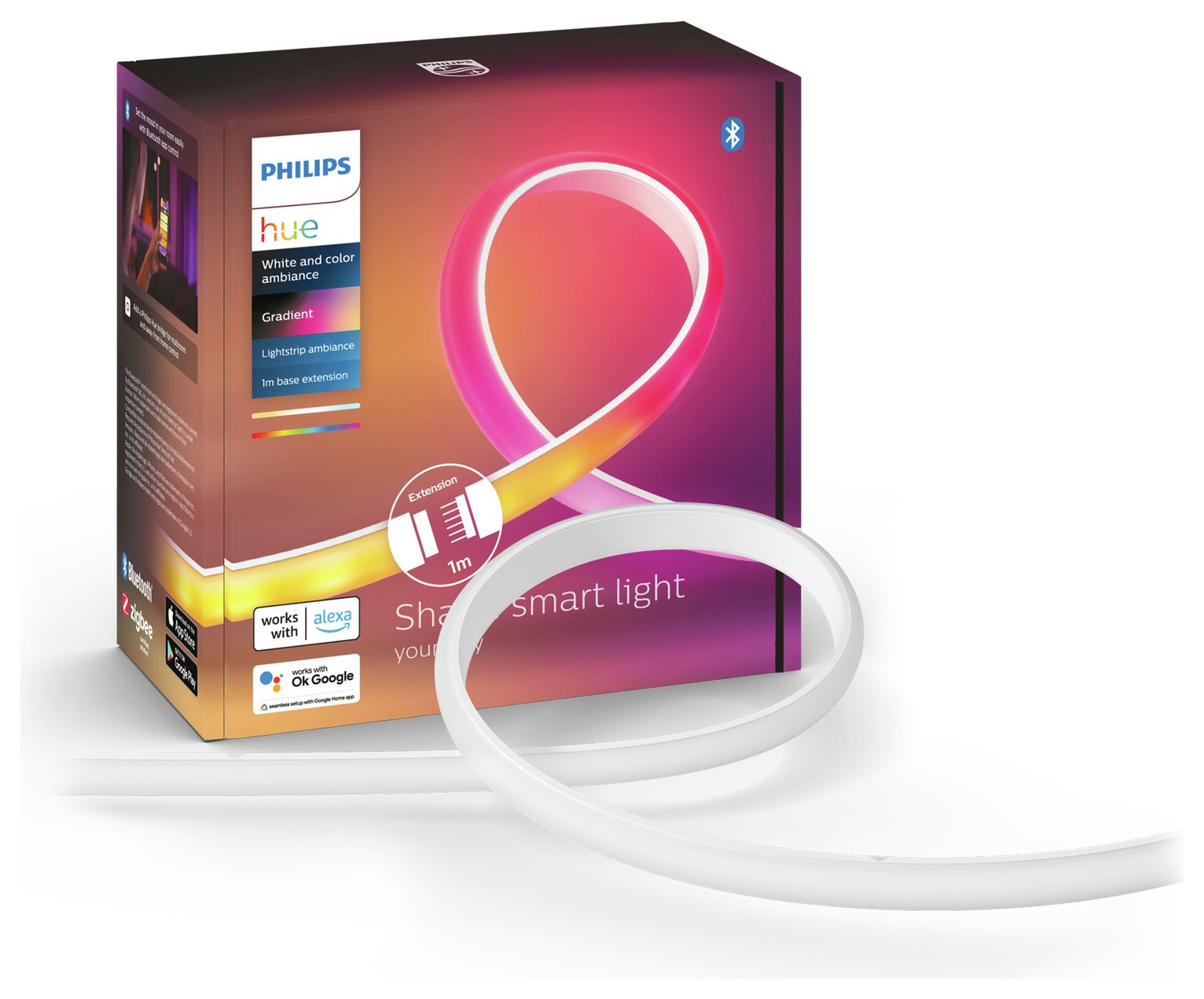 Philips Hue Gradient LED Lightstrip 1m Extension