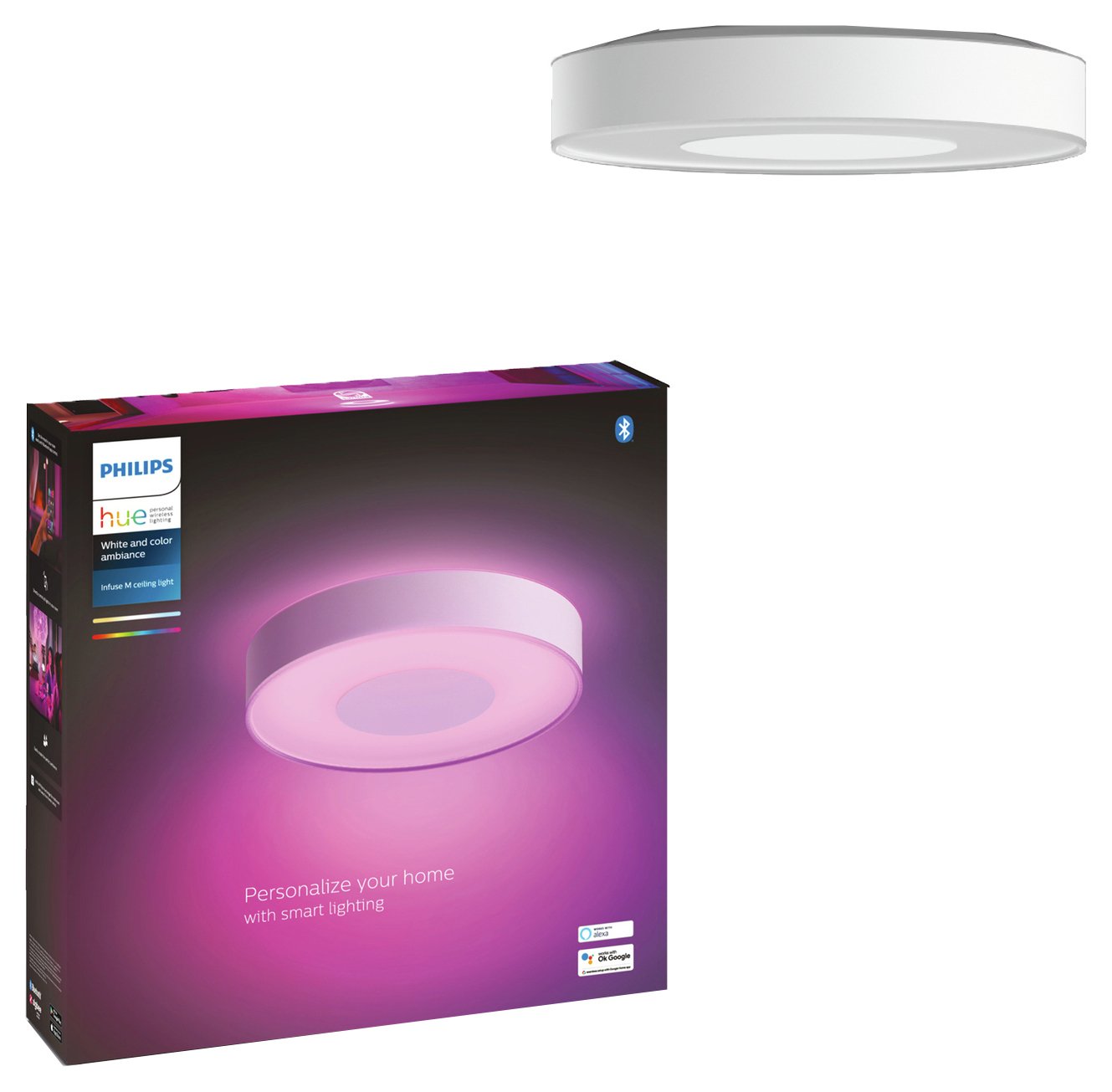 Philips Hue Infuse White & Colour Smart Ceiling Lamp