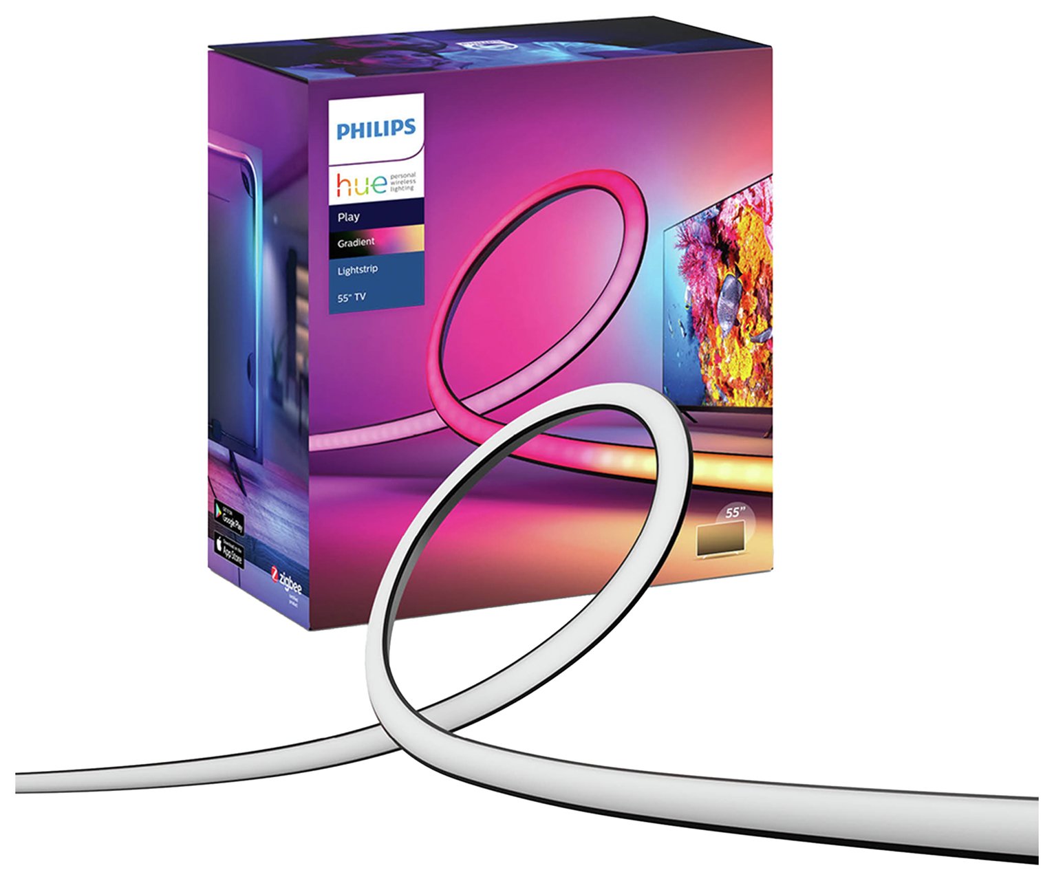 Philips Hue Play Gradient 55 Inch TV Smart LED Lightstrip