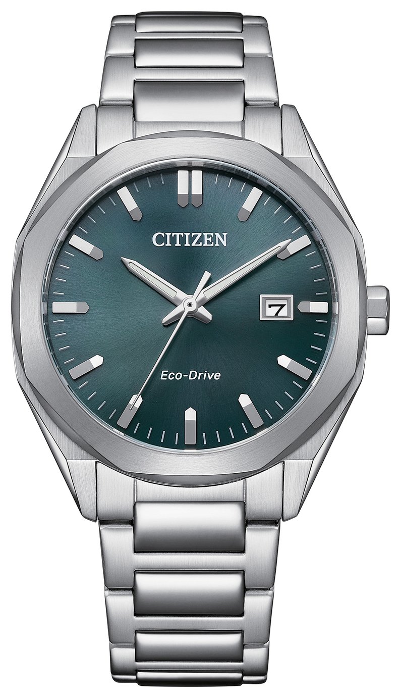Citizen Men's Stainless Steel Green Dial Bracelet Watch