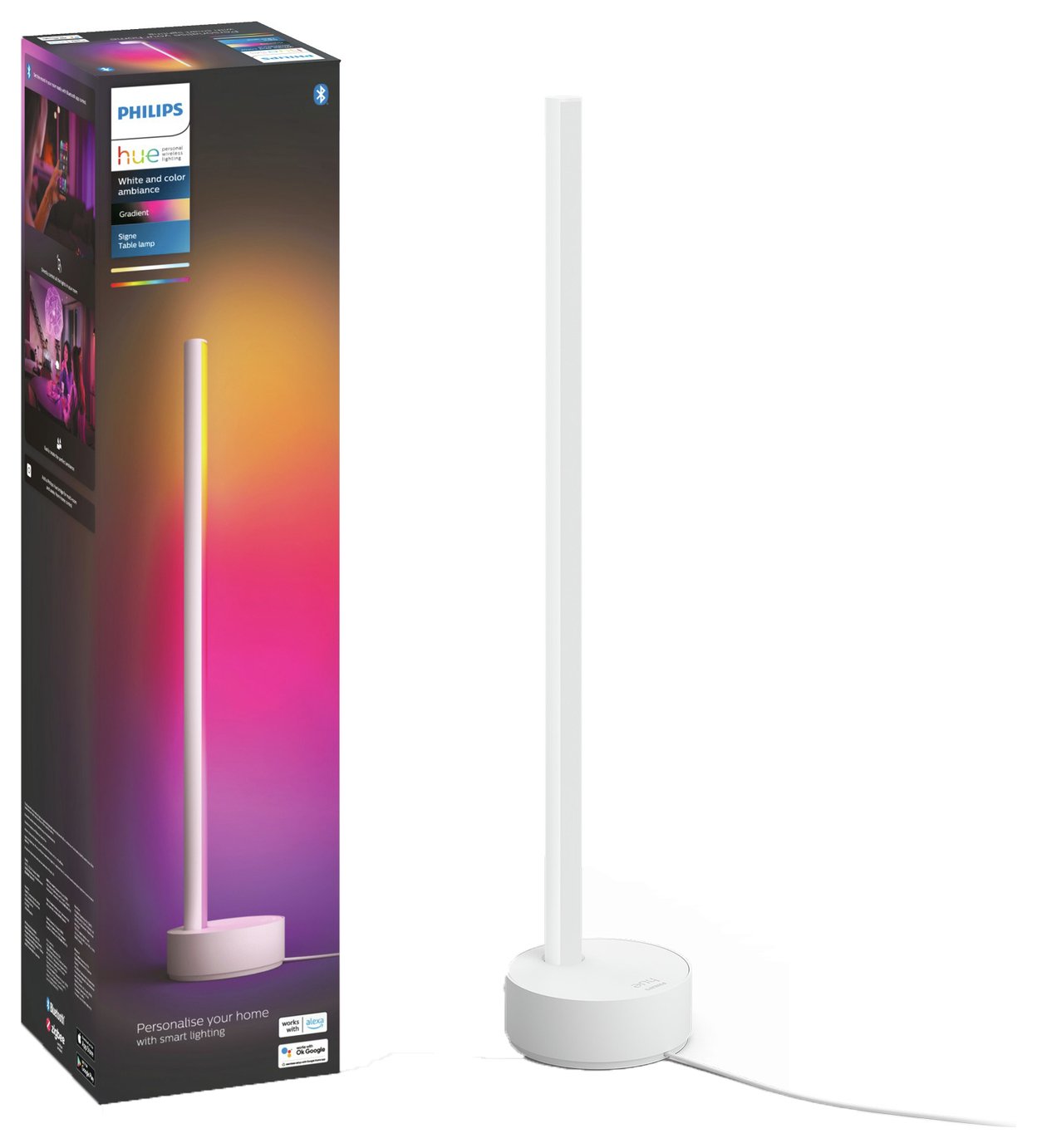 Philips Hue Signe Gradient Table Lamp - White