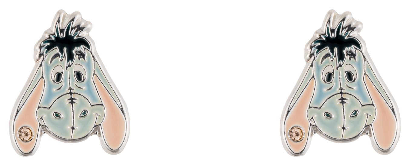 Disney Winnie The Pooh Eeyore Enamel Stud Earrings